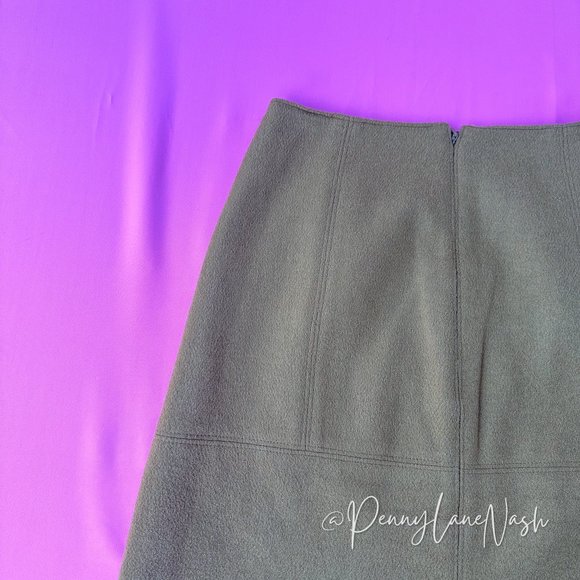 Ann Taylor Loft Petites Wool Blend Mini Skirt Camel Size 2P - Picture 5 of 8